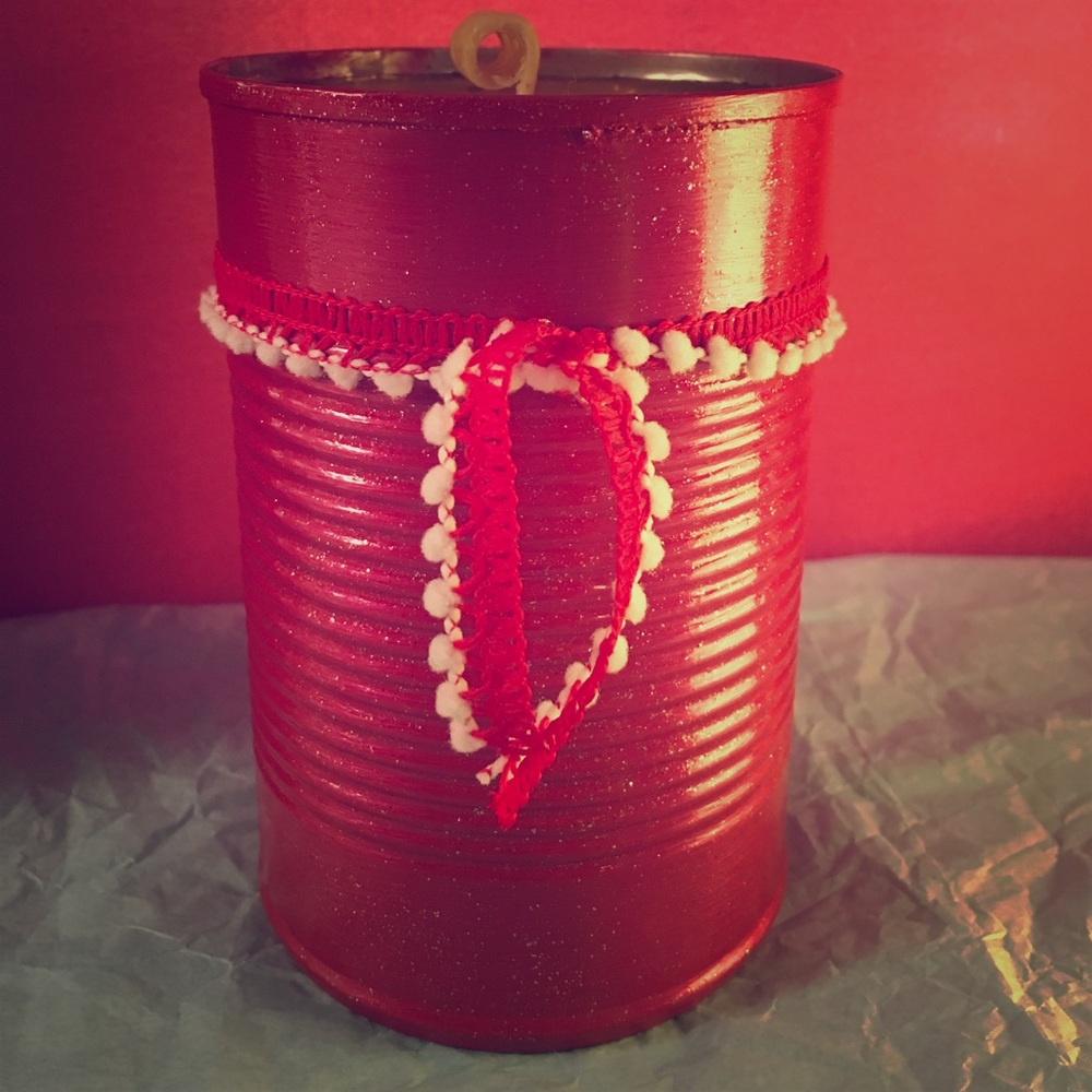 “What’s Your Secret?” 100% ORG HANDPAINTED CANDLE